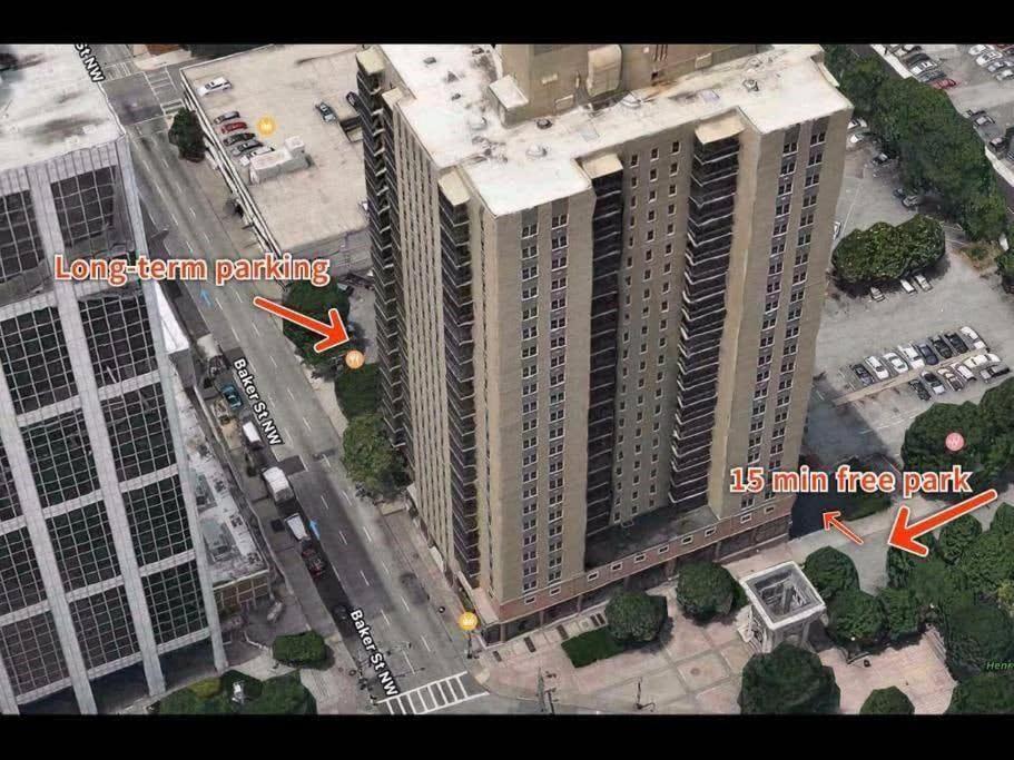 Center Downtown! King Bed! Private Balcony! Pt8I Vila Atlanta Exterior foto